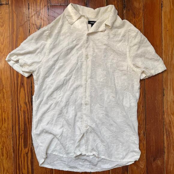 Express Tops - Express white button up shirt